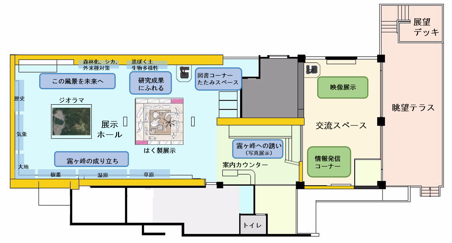 館内の地図