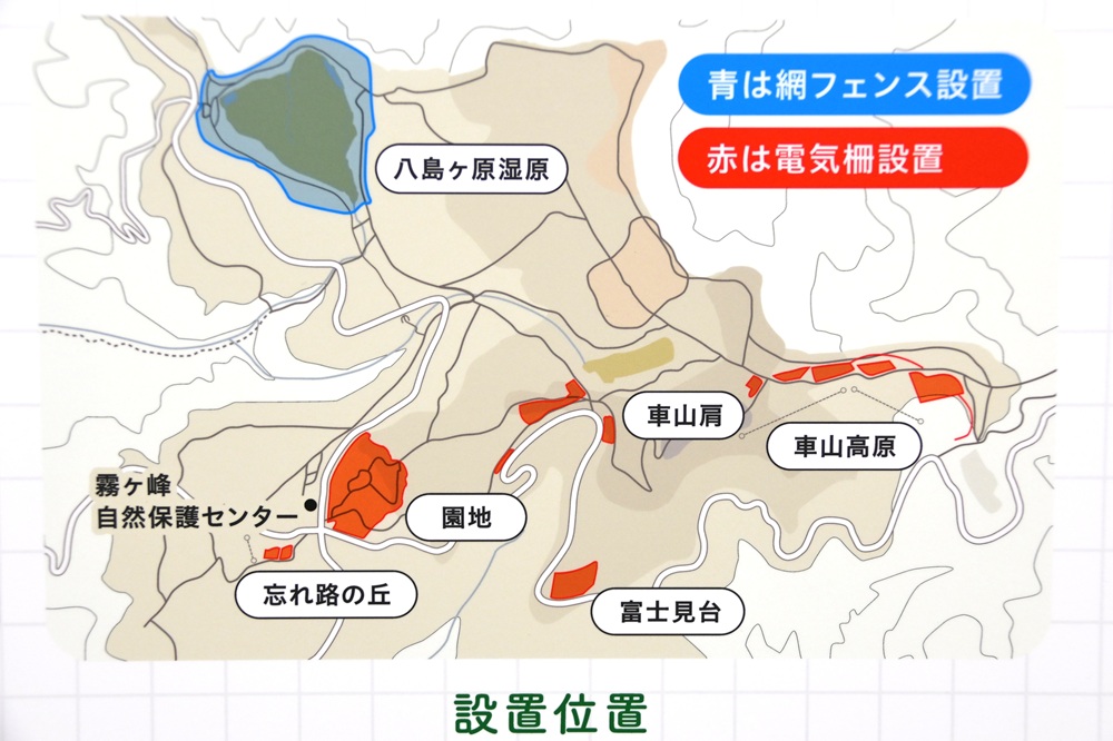 柵の位置図